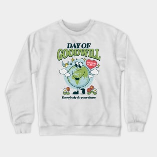 Earth Day | Day Of Goodwill Crewneck Sweatshirt